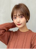 【GEEKS渋谷】マッシュショートボブ/シースルーバング/秋冬ヘア