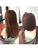 簡単スタイリング♪艶髪ヘアー