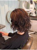 ボブandパーマスタイル
