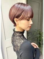 ロンドソレイユ 池袋(Lond soleil)&nbsp;イメチェン外ハネボブワイドバング/ショートボブ髪質改善[池袋]