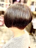 うなじ綺麗くびれグラデーションショートボブ