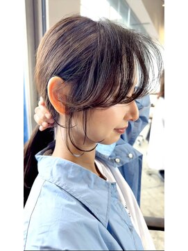 デラ バイ アフロート(DELA by afloat) 2wayバングとおくれ毛とレイヤー