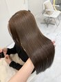 アイユー(ii+U) ブリーチなしでコツコツ作る透明感ミルクティーカラー