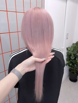 ペレ 渋谷(PELE) ホワイトグレージュ/デジタルパーマ/チェリーブラウン/渋谷