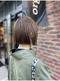 20代30代40代プツっとストレート大人ボブリップライン
