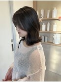 大人っぽミディアム×グレージュ