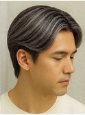 メンズハイライトバレイヤージュメッシュ