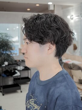 メレ 仙台(Mele) 20～30代メンズ/シャドウパーマ/ショート[仙台]