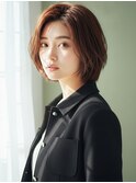 30代40代*大人かわいい小顔ショートボブ