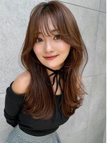 ロンド アンブル 四条烏丸(Lond ambre) 平野実花/くびれ/レイヤーカット/髪質改善/ブラウン/カラー