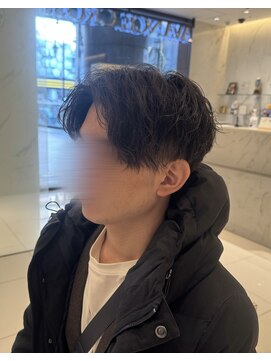 アヴァンスクロス あべのルシアス店(AVANCE. CROSS) MEN’S HAIR/サーフカール/刈り上げセンターパート/天王寺