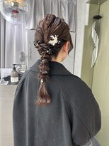 リラス 博多(rilas) カチモリ お呼ばれアレンジ 髪質改善