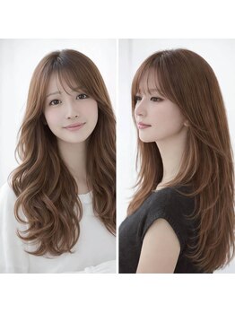 カルラ(Karra)の写真/【蒲田駅東口☆徒歩3分】【オーガニック艶カラー+カット+ハホニコTr￥6800】トレンドヘアもお手頃プライス★