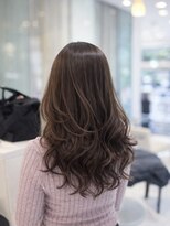 エアー 銀座タワー(AIR)&nbsp;ブリーチ無しグレージュレイヤーカット髪質改善