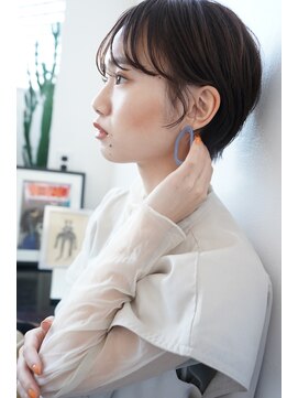 エルフレームバイワンラヴェスト(L'FLAME by one Lovest) ショートカット丸みショート耳掛けひし形小顔 20代30代長野駅