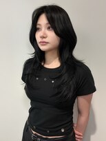 アクシス ナゴヤ(AXIS NAGOYA)&nbsp;ミルクティーブロンド/ダークブルー/デジタルパーマ/名古屋駅
