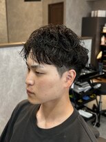 ザ クラン バイ ヘッドライト 仙台長町店(THE CLAN by HEADLIGHT) 【爽やか好印象】2ブロック×刈り上げアクティブショートパーマ