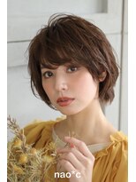 ナオシ トレス 富雄店(nao*c tres)&nbsp;大人かわいい小顔☆ナチュラルショートボブ