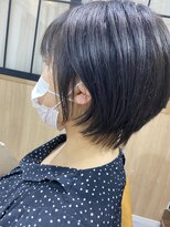 テラスヘア 新潟駅南(TERRACE hair)&nbsp;ダークグレー◎ショートスタイル