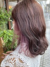 マサヘアー(MaSa Hair) インナーカラー×パープル