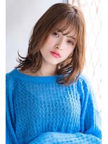 メーヴェ(Mowen) mowen 南堀江　リラクシーボブ×シースルーバング×大人可愛い