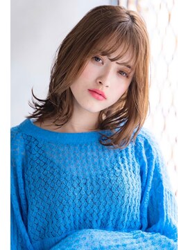 メーヴェ(Mowen) mowen 南堀江 リラクシーボブ×シースルーバング×大人可愛い