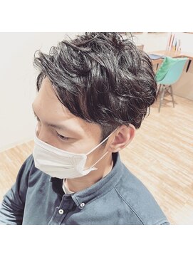 エイチ バイ エムズハウス(H eitch by mshouse) 刈り上げマッシュ×mixパーマ