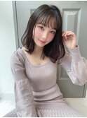 ■Liko■抜け感 ブラウン 似合わせレイヤー 【池袋西口】