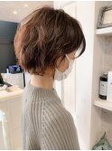 福山 ショートヘア、ショートボブ大人気Caaryパーマ
