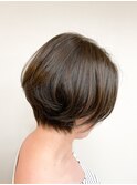 《TOPHAIR 玉島店/ ベリー》すっきりショート×グレージュカラー