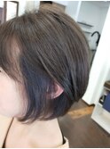 インナーカラー☆ブルー