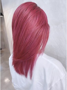 ドゥマン(Demain) ピンクベージュグラデーション ピンクアッシュ ラベンダーピンク