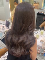 ロンドプランタン 恵比寿(Lond Printemps)&nbsp;大人ぽいペールベージュ　グレイジュ　韓国風ヨシンモリロング