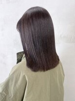 アイティー バイ アルバム 浦和店(IT by ALBUM) モカアッシュ_外ハネボブセクションカラー_ba380732