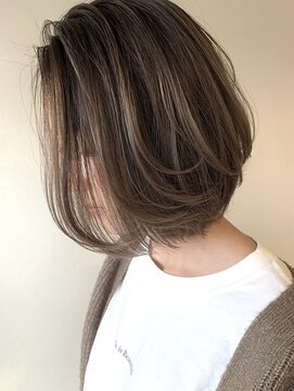 アール サロン ナゴヤ(Rr SALON NAGOYA) 【Rr SALON NAGOYA滝島】大人ボブ×シアーグレージュ