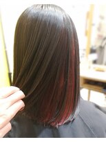 カリン 町田店(carin)&nbsp;インナーカラー☆   ボブ×インナーRed