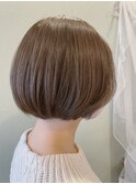 ナチュラルボブ×ショートボブ