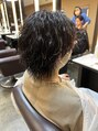 ジャパンジェム 押熊店(Japan gem) 今流行りの襟足長めスタイルに無造作な波巻きパーマ☆