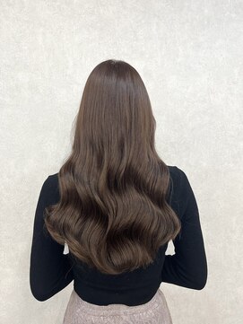 エル オオサカ 心斎橋店(L. OSAKA) ワンホンヘア_チェリーブラウンフェミニンロング_KO41