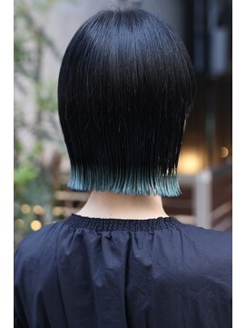 リブロ(liblo) ラインウルフ × 裾カラー(シアン) (4)【liblo】