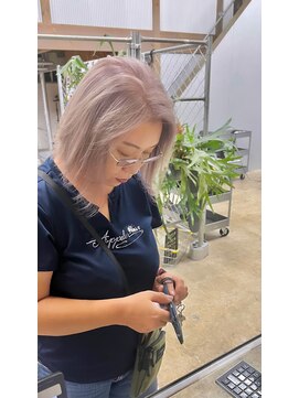 ディーパス(D-PATH) 【White silver/会津若松】ダブルカラー/バレイヤージュ