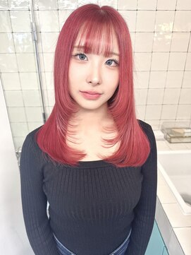 アム(I am) レッド/レイヤー／レイヤーカット／レッドカラー