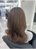 ☆ブリーチなしWカラーでできる明るめミルクブラウン