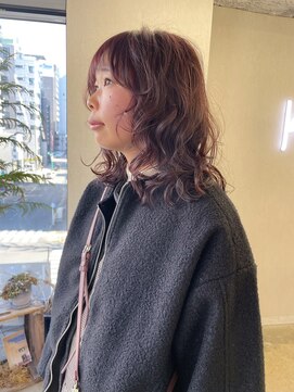 キジ(kiji) くせ毛風 / ラベンダーピンク 〔久屋大通/久屋/丸の内/伏見〕