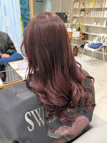 ドレス(Dress)&nbsp;艶髪/ブラウンレッド/ロングウェーブ
