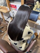 リンクス 久喜(LINKTH)&nbsp;髪質改善酸性ストレート /黒髪/ネビージュ/小顔/ワンレン