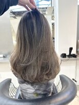 ラック 表参道(LUCK)&nbsp;ワンブリーチ/グラデーション/縮毛矯正毛