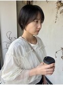 ショートボブハイライトレイヤーカットヘアセット髪質改善天文館
