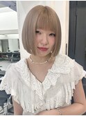 ハイトーンパツッとボブ!
