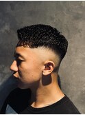アイロンパーマ/フェードカット